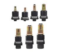 Kit di Attrezzi per Dadi a Rivetto | 7 Pezzi Acciaio Al Carbonio Adattatore Trapano Chiave Manuale - Set Per Dadi Di Ancoraggio | per Autoriparazioni Magazzini Laboratori e Installazione Scaffalature