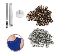 Kit Di Attrezzi Per Fissare Occhielli Da 4Mm Con 100 Occhielli