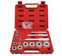Kit di attrezzi per garage con custodia, 17 pezzi, per cuscinetti e boccole di tenuta in alluminio cilindro e boccole Utensile per Cuscinetti e Bocco