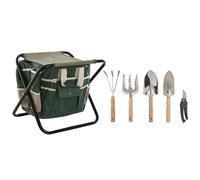 Kit di attrezzi per il giardinaggio Home ESPRIT Nero Verde Argentato Naturale