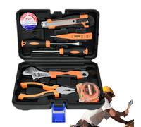 Kit di attrezzi per la casa, set di chiavi,Corondelle Set | Cassetta degli attrezzi 8x, attrezzatura meccanica con di stoccaggio, penna elettrica digitale per il proprietario, miglioramento