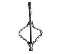 Kit di attrezzi per la pulizia del canale dell'asta flessibile professionale catena di alta durata costruzione metallo efficiente apparecchiature di copertura tubi scarico manuale non chiaro