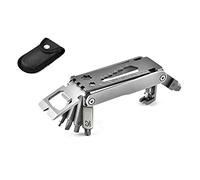 Kit di attrezzi per la riparazione della bicicletta, pieghevole, portatile, strumento di riparazione per bicicletta, leggero, per mountain bike, kit multitool da montagna con interruttore a catena