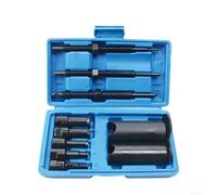 Kit di attrezzi per l'estrazione dei cuscinetti per moto con 3 viti estrattore, 5 teste adattatrici, 2 tubi guida, 2 rondelle