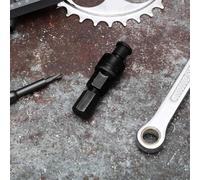 Kit di attrezzi per movimento centrale della bicicletta con estrattore a manovella e anello di bloccaggio con 8 denti per uso di manutenzione