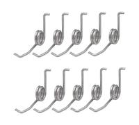 Kit di attrezzi per mulinello da pesca a tamburo Molla Attrezzatura Multiuso Accessori Molle di Compressione Bobina Piccola Molla Torsionale, 10 Pezzi 304