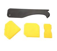 KIT DI ATTREZZI PER SIGILLANTE, RIMUOVI SIGILLANTE IN SILICONE, PALA, RASCHIETTO PER SIGILLANTE IN VETROCEMENTO, DESIGN PRATICO PROFESSIONALE (Gialla)