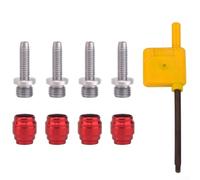 Kit di attrezzi per spurgo freni idraulici, kit di spurgo idraulico con porta olio in acciaio inox per sistema freno a disco della bicicletta (A)