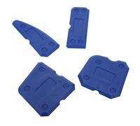 Kit Di Attrezzi Professionali Per Mastice 4 Pezzi, Set Di Raschietti Per Sigillante Siliconico Per La Finitura Della Malta, Fai con Te Per La Casa, Plastica