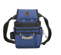 Kit di attrezzi speciali per elettricista Carpenteria con copertura ispessita in vita borsa da appendere multi-tasca per manutenzione in testa con cerniera (* 2, B)