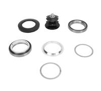 Kit di auricolari per bicicletta, in lega di alluminio, con dado a stella e distanziatori, doppi cuscinetti sigillati per una rotazione regolare, realizzato a CNC per forcella anteriore con tubo