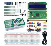 Kit di Avviamento Base per Raspberry Pi Pico con Breadboard 1602 Supporto per
