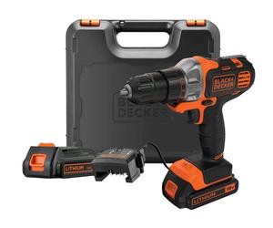 KIT DI AVVIAMENTO BLACK + DECKER MULTIEVO MT218KB CON TESTINA PER CACCIAVITE E V