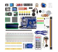 Kit di avviamento completo for l'apprendimento della programmazione + 40 progetti for UNO R3 + tutorial online fai da te elettronico(Carton package)