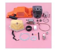 Kit di avviamento con cilindro e pistone da 46 mm, adatto for carburatore, filtro aria, regolatore del nastro del freno della catena, parte di ricambio for motosega.