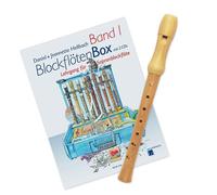 Kit di avviamento con flauto Tuyama TFS-16B (sistema di presa barocco) e flauto blocco Band 1 - ideale per principianti - ISBN: 9990000484201