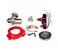 KIT DI AVVIAMENTO ELETTRICO 2KW Adatto for GX160 GX200 EC2500 2200 GENERATORE CLONE GXV160 TOSAERBA MOTORINO DI AVVIAMENTO VOLANO BOBINA DI CARICA INTERRUTTORE(GX160 200 Key Start)