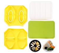 Kit di avviamento per sushi - Kit pressa per palline di riso | Strumento da cucina con stampo per riso per sushi dolce e delizioso fatto in casa | Attrezzature per la preparazione del sushi strumenti