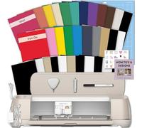 Kit di Avvio Cricut Maker 4 per Principianti - Macchina da Taglio Intelligente con Vinile e Termoadesivo (HTV), Strumenti e Materiali per Adesivi, Magliette e Artigianato Fai-da-Te