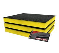 Kit di Avvio Shadow Foam 3 pezzi | Inserti in Schiuma per Cassetta degli Attrezzi - Foglio in Schiuma 40x32cm per Organizzazione Cassetta degli Attrezzi DIY & Sistemi di Conservazione degli Utensili