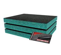 Kit di Avvio Shadow Foam 3pz | Inserti in Schiuma per Cassetta degli Attrezzi - Foglio di Schiuma 40x32cm per Organizzazione Cassetta degli Attrezzi, Sistemi di Conservazione per Fai da Te e Attrezzi