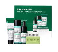 Kit di avvio SOME BY MI AHA BHA PHA da 30 giorni - Tonico 1,01 oz, Siero 0,33 oz, Crema 0,7 oz, Sapone detergente 1,05 oz - Set per la cura quoti