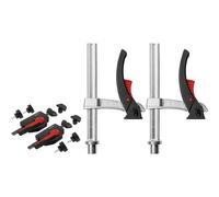Kit di azione con utensili di serraggio per lavorare sul tavolo Bessey MFT-A