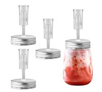 Kit di barattoli per fermentazione, set di fermentazione, barattoli per verdure, di coperchio ermetico | Barattolo di con aria di tenuta 'acqua e pietre di fermentazione per crauti e