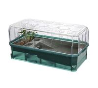 Kit di base per habitat per tartarughe in plastica, scatola di visualizzazione per allevamento terrario per rettili, set di copertura per acquario, gabbia per lettiera per tartarughe, sistema di