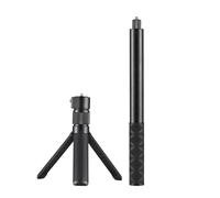 Kit di bastoncino selfie invisibile con treppiede a manico rotabile, lega di alluminio estendibile 120 cm/47.2 di lunghezza per x4/x3/uno x2/uno x/uno rs/uno r e impugnatura