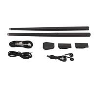 Kit di Batteria Elettronica Set di Bacchette Per Batteria Ad Aria Set di Supporto MIdi Set di Batteria Portatile Macchina Per Percussioni Digitali con Lezioni Per Principianti Adulti