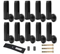 Kit di beccucci in vetro per scale e ringhiere della piscina, morsetti regolabili in acciaio inossidabile 304 per vetro spesso 10-12,7 mm, montaggio senza fori, confezione da 10