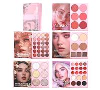 Kit di bellezza per evidenziare il blush di contorno della per il