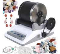Kit di bicchieri elettrici con timer per 7 giorni, design staccabile per lucidare pietre fai da te, ideale per tutte le età
