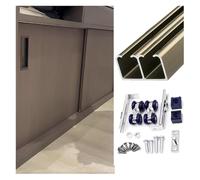 Kit Di Binari Hardware For Porta Scorrevole Doppia For Armadio Bypass