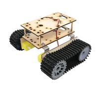 Kit di binari per carro armato fai da te con telaio robotico Smart Car 4WD,