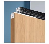 Kit di binari per porta scorrevole, resistente, per porte a scomparsa e bypass