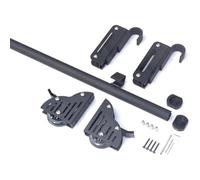 Kit Di Binari Per Scala Scorrevole Da Biblioteca Con Gancio - Set Di Ferramenta Per Scala A Pioli Scorrevole Con Rullo Superiore Telescopico E Ruote Da Pavimento Con Freno(400cm(13.1 ft) track kit)