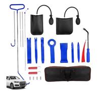 Kit di blocco 23pcs/set di blocco automobilistico, kit di sblocco della porta per auto in acciaio inossidabile portatile, set di multiuso per un semplice smontaggio