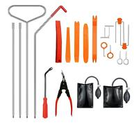 Kit di blocco auto - Set di 18 attrezzi professionali per sblocco con pinza a lunga portata, cuneo ad aria non si rovina, strumenti di rimozione delle finiture per la maggior parte delle auto e camion