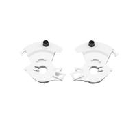Kit di blocco grilletto con leve posteriori e pulsante posteriore, for controller Xbox One Elite Series 2, accessorio cursore sinistro/destro(White)
