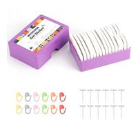 Kit Di Blocco Per Uncinetto, Pettini Per Blocchi Per Maglia Knit Blocking Pins Kit per Blocking Knitting, Crochet, Lace O Needlework Projects,Utilizzare Con Tappetini Bloccanti Per Knitting Mat