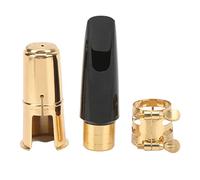 Kit Di Bocchetto Sax Contralto In Ottone Metallico Robusto Resistente Per Professionisti E Principianti Ideale Per Pratica Quotidiana E Esibizioni Con Suono Brillante E Artigianato