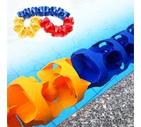 Kit di boe, Linee di demarcazione sicurezza for interni ed esterni for corde galleggianti in piscine che delimitano le aree acquatiche(6m/19.6ft)