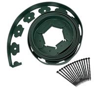 Kit di bordatura for giardino da 5 m, barriera fissa for prato, bordura in plastica for Strade Per il giardino