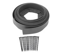 Kit di bordi del paesaggio mtlavishishing e materiale flessibile e flessibile per progetti di paesaggi fai -da -te in giardini di orti e paesaggi ortiche (Grigio)