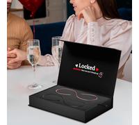 Kit di braccialetti permanenti con gioielli coordinati per coppie, braccialetti