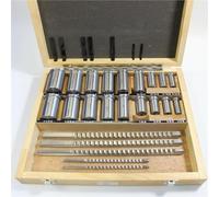 Kit di broccia for chiavette da 30 pezzi, tipo a spinta, con boccole e spessori, HSS for brocciatura CNC, lavorazione dei metalli, taglio Anche per macchine da taglio CNC