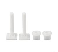 Kit di bulloni di ricambio per cerniere WC standard con componenti e compatibilità meccanica (C)