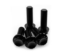 Kit di bulloni disco freno 3/8-18 in titanio posteriore nero per harley davidson